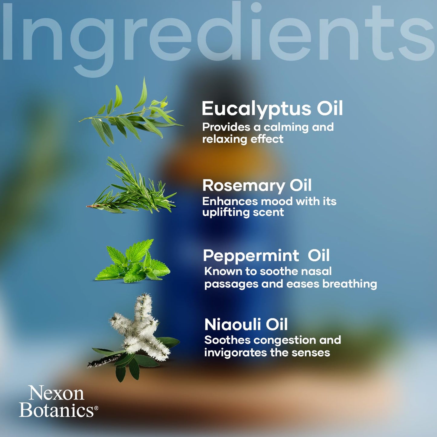Breathe Essential Oil Blend 30 ml - Sinus Relief | Nexon Botanics