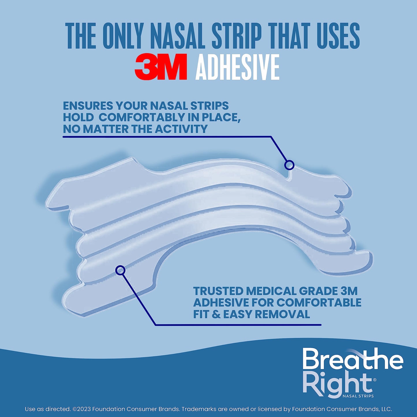 Breathe Right Nasal Strips Extra Strength – Clear & Sensitive-Skin (26 Count)