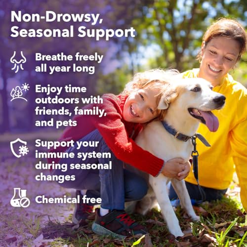LifeSeasons Breathe-X: Allergy & Sinus Relief Supplement – Fast-Acting, Non-Drowsy