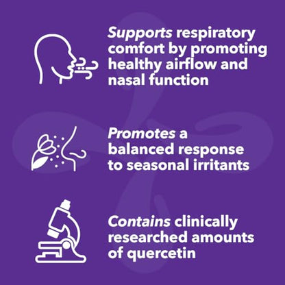 LifeSeasons Breathe-X: Allergy & Sinus Relief Supplement – Fast-Acting, Non-Drowsy