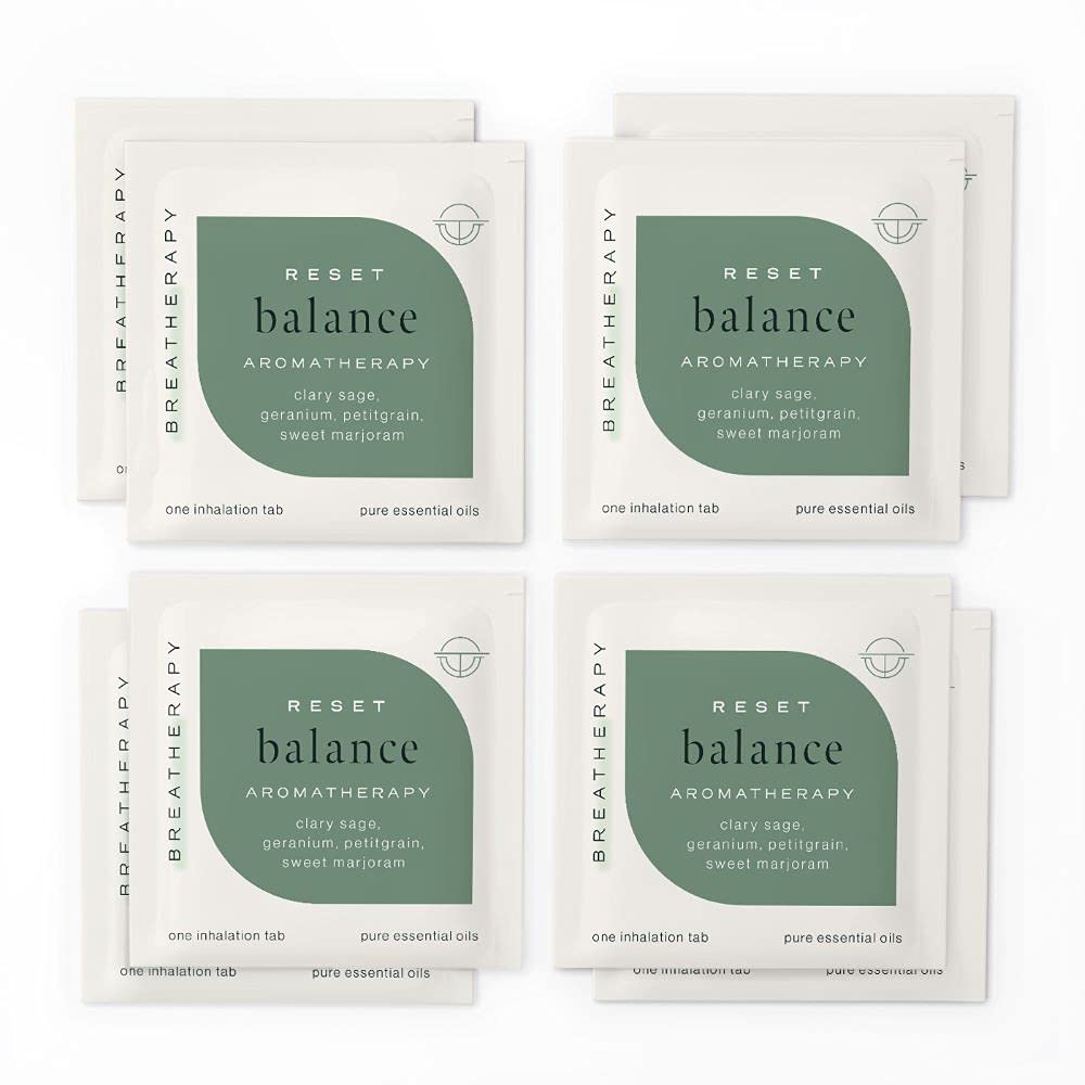 Breatherapy Aromatherapy Balance Patches - Clary Sage Aroma Patch for Digestive Support - 8-Pack