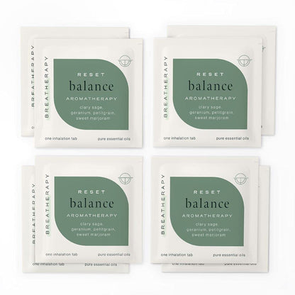Breatherapy Aromatherapy Balance Patches - Clary Sage Aroma Patch for Digestive Support - 8-Pack
