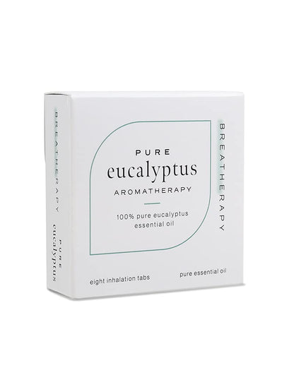 Breatherapy Aromatherapy Eucalyptus Patches – 8-Pack for Congestion Relief, Focus & Alertness