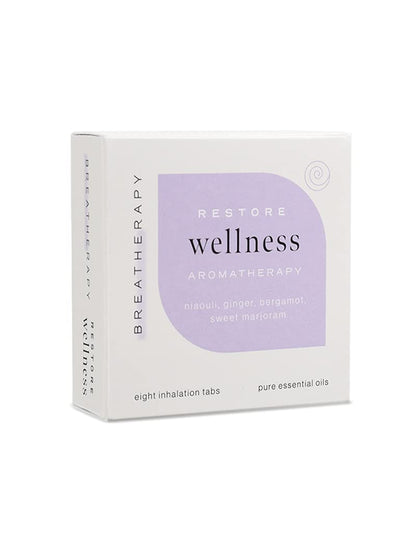 Breatherapy Aromatherapy Wellness Patches - Niaouli & Ginger Essential Oils for Immune Wellness - 8-Pack