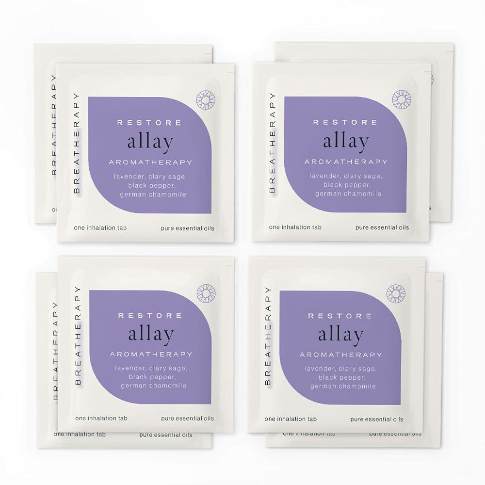 Breatherapy Aromatherapy Allay Patches – Lavender & German Chamomile, 8-Pack