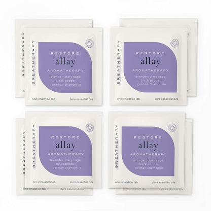 Breatherapy Aromatherapy Allay Patches – Lavender & German Chamomile, 8-Pack