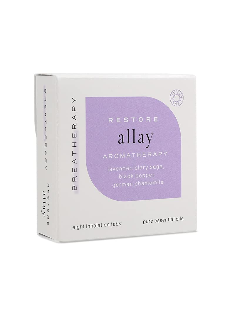 Breatherapy Aromatherapy Allay Patches – Lavender & German Chamomile, 8-Pack