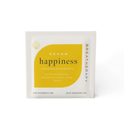 Breatherapy Aromatherapy Happiness Patches – Mood-Boosting Essential Oil Aroma Patch (8-Pack)