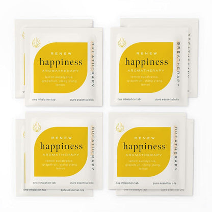 Breatherapy Aromatherapy Happiness Patches – Mood-Boosting Essential Oil Aroma Patch (8-Pack)