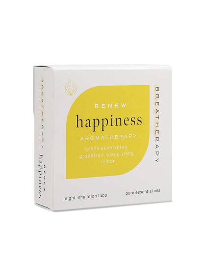 Breatherapy Aromatherapy Happiness Patches – Mood-Boosting Essential Oil Aroma Patch (8-Pack)