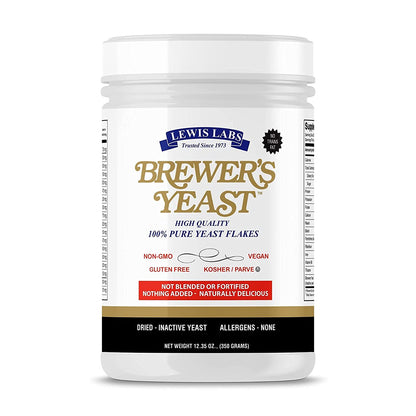 Brewer's Yeast Flakes for Lactation – Unsweetened, Gluten Free, Kosher | 1 Pack