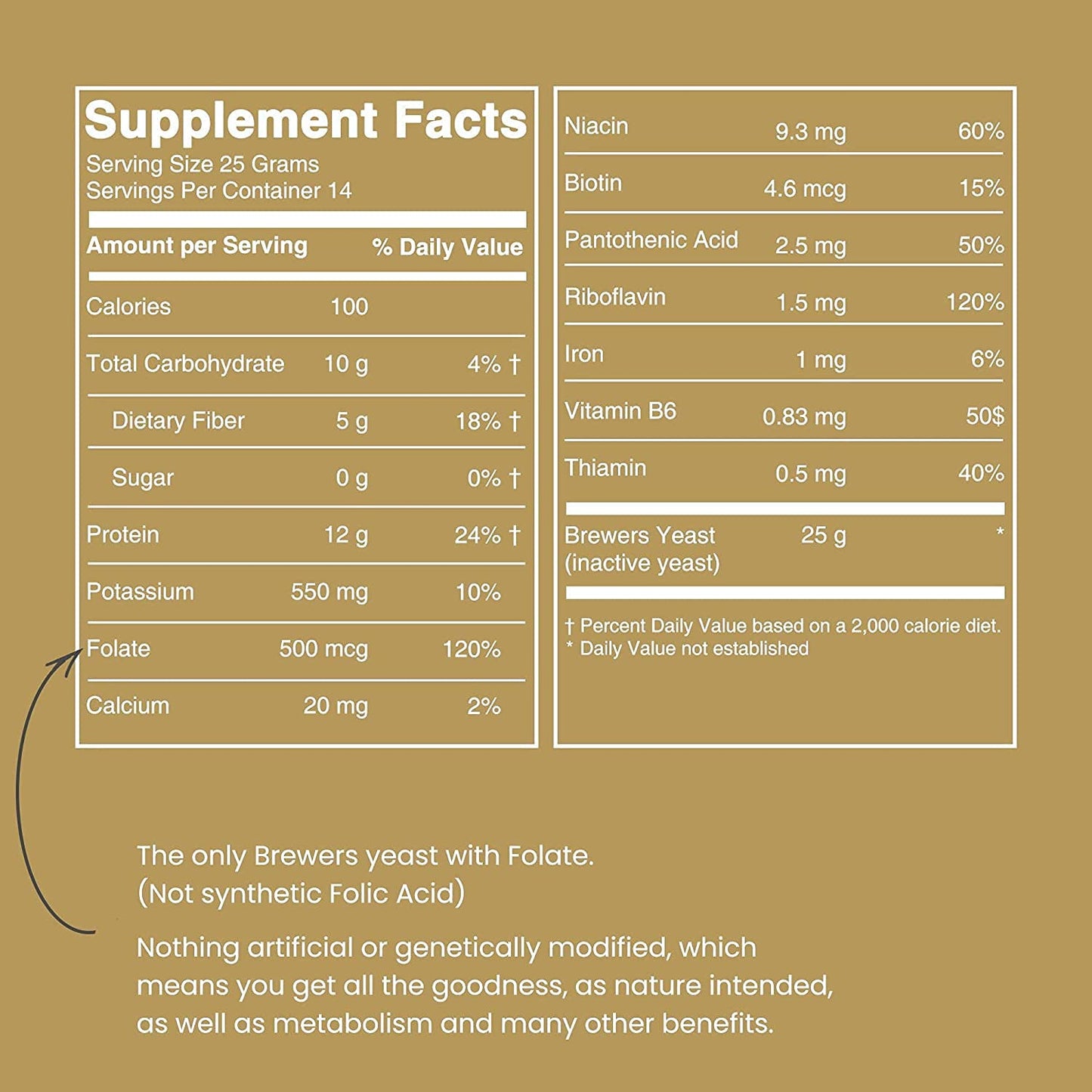 Brewer's Yeast Flakes for Lactation – Unsweetened, Gluten Free, Kosher | 1 Pack