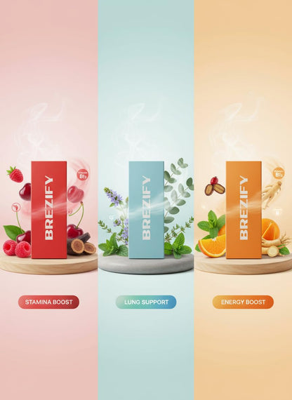 Brezify Zen Harmony Set 3-Pack – Cherry Raspberry, Menthol & Spearmint