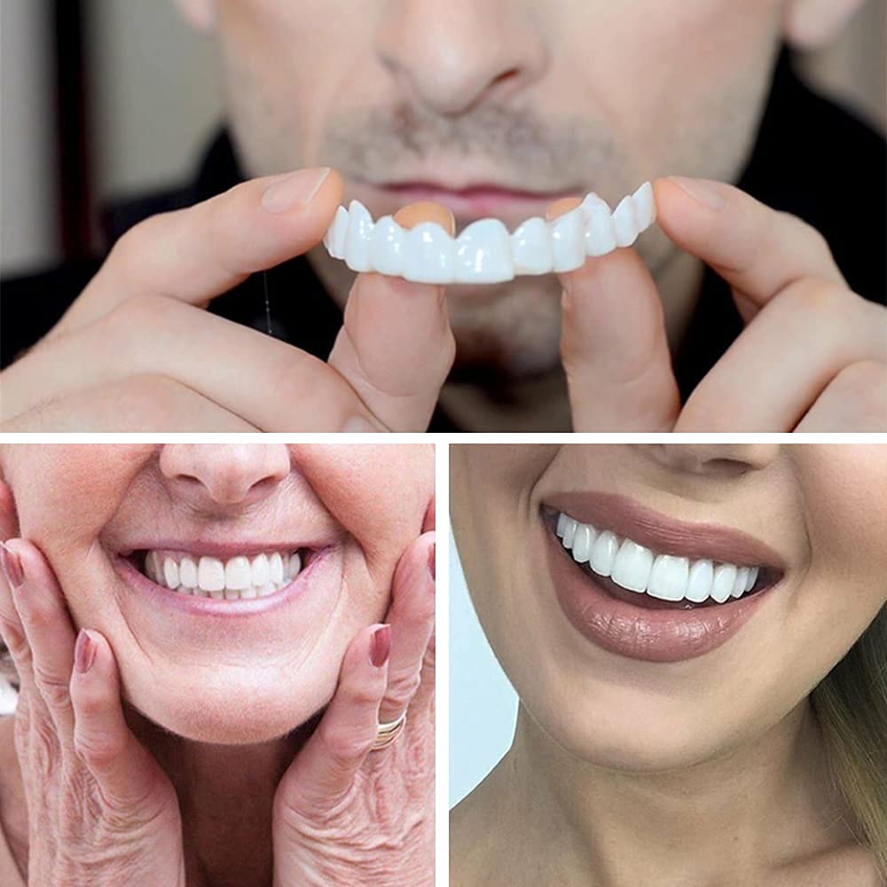 Brige Smile Teeth Denture - Temporary False Teeth to Improve Your Smile