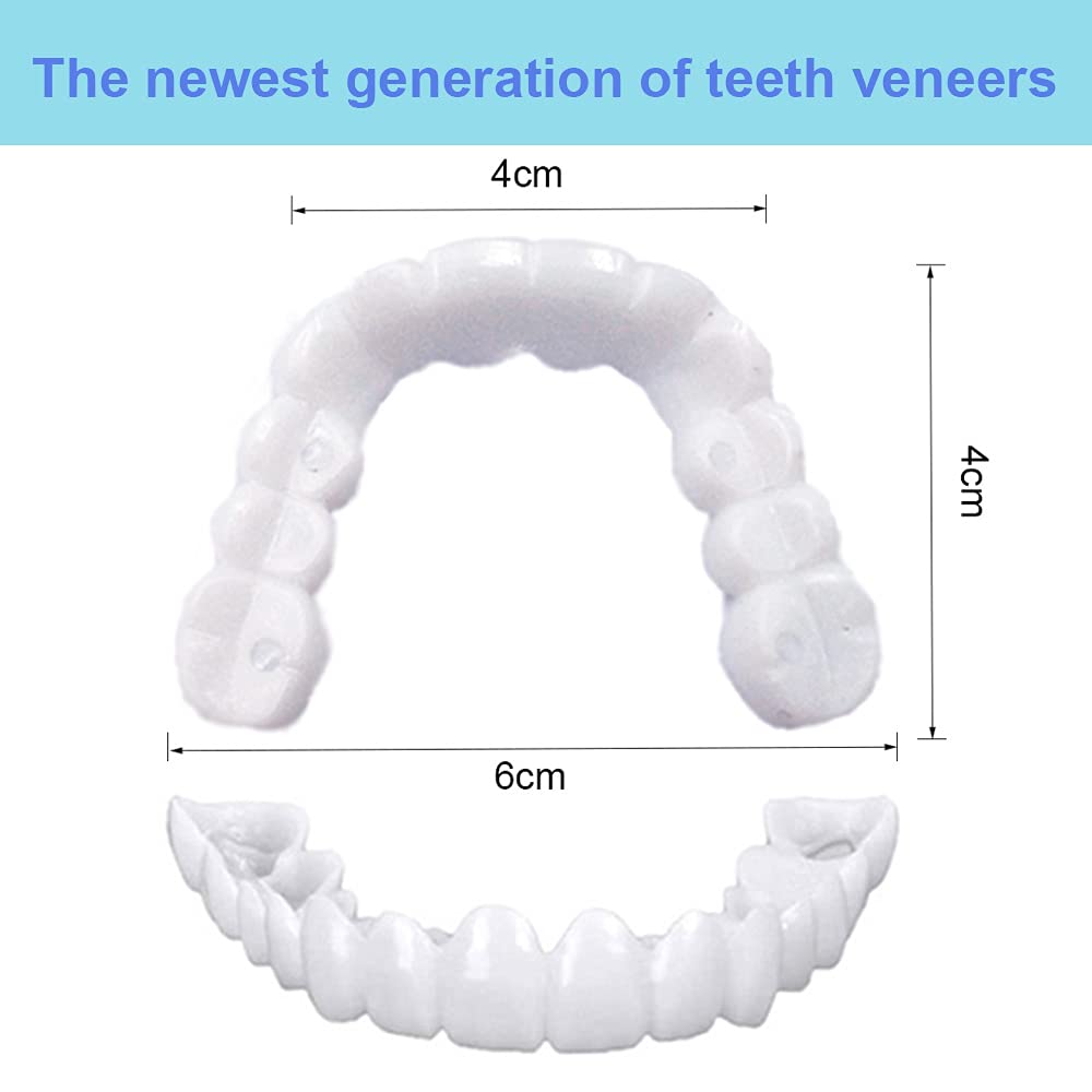 Brige Smile Teeth Denture - Temporary False Teeth to Improve Your Smile