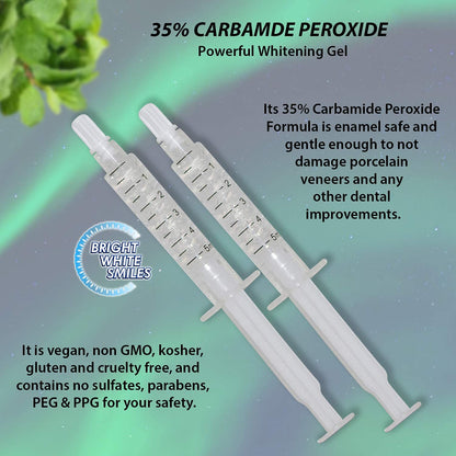 Bright White Smile 35% Teeth Whitening Gel Refills – 10 Pack (5ml)