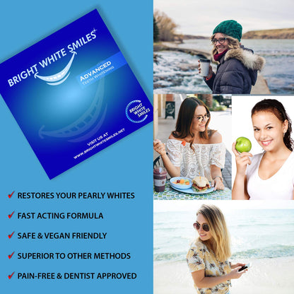 Bright White Smiles Teeth Whitening Gel Refill Kit - 10 Tubes, 44% Carbamide Peroxide
