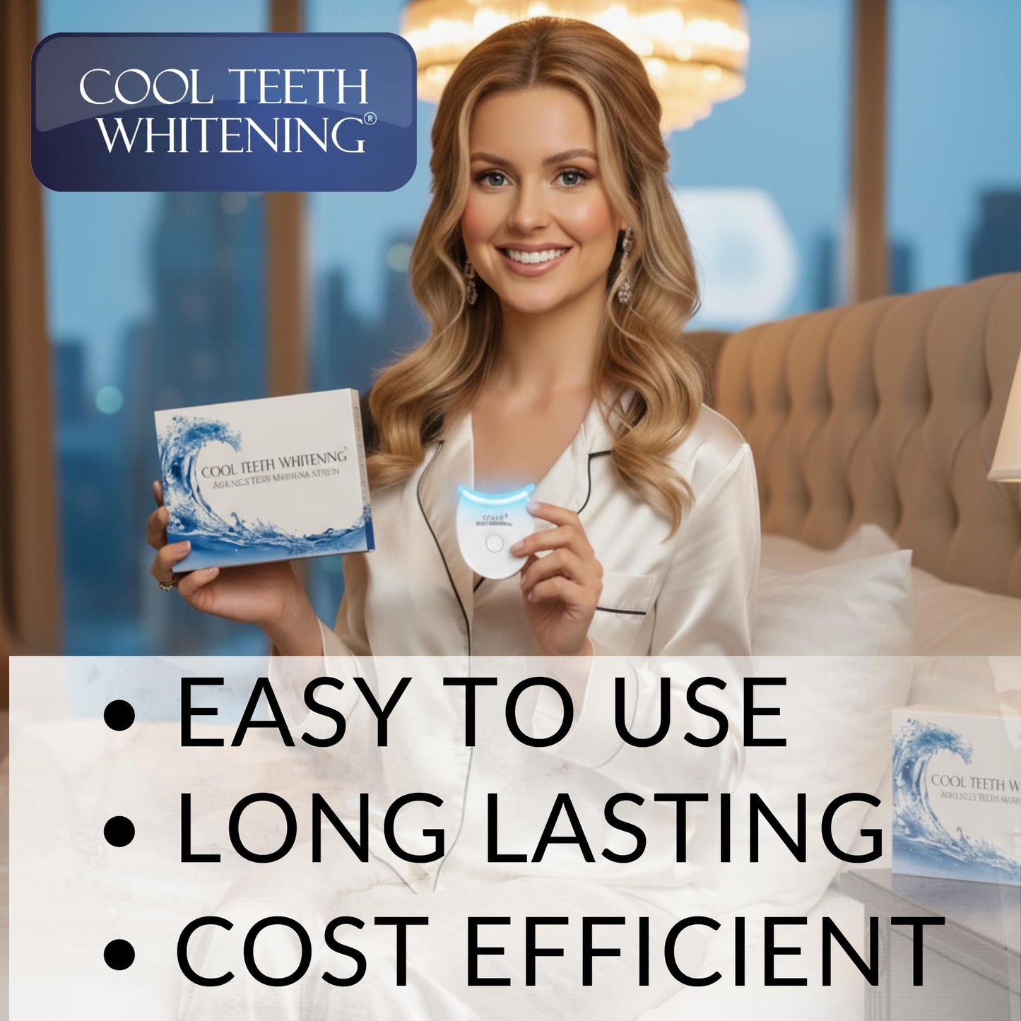 Teeth Whitening Kit – 4 Syringes (3ml) 44% Carbamide Peroxide | Vegan & Gluten-Free