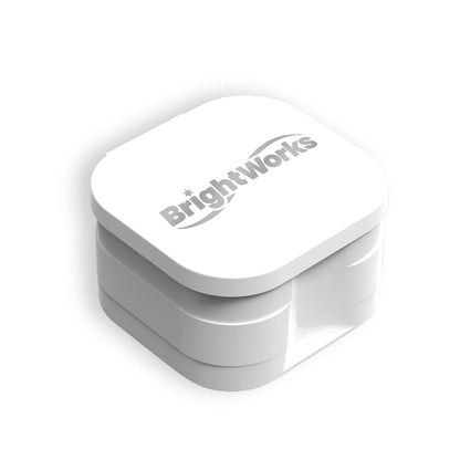 BrightWorks Dental Bath Cleaner Cup Case (3 Pack) – Dentures, Aligners, Retainers & Dental Appliances