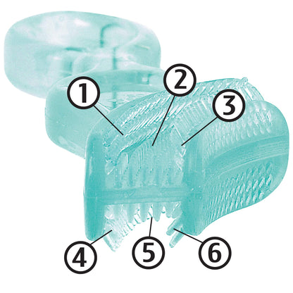 Brilliant Baby’s First Toothbrush – Smooth Silicone Bristles, 4+ Months, Green & Clear, 2 Pack