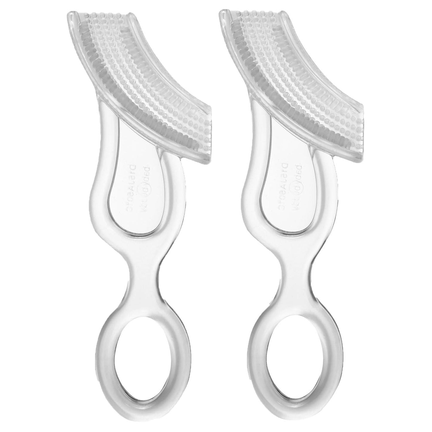Brilliant Oral Care Baby's First Toothbrush – 2 Pack, Silicone Bristles, 4+ Months
