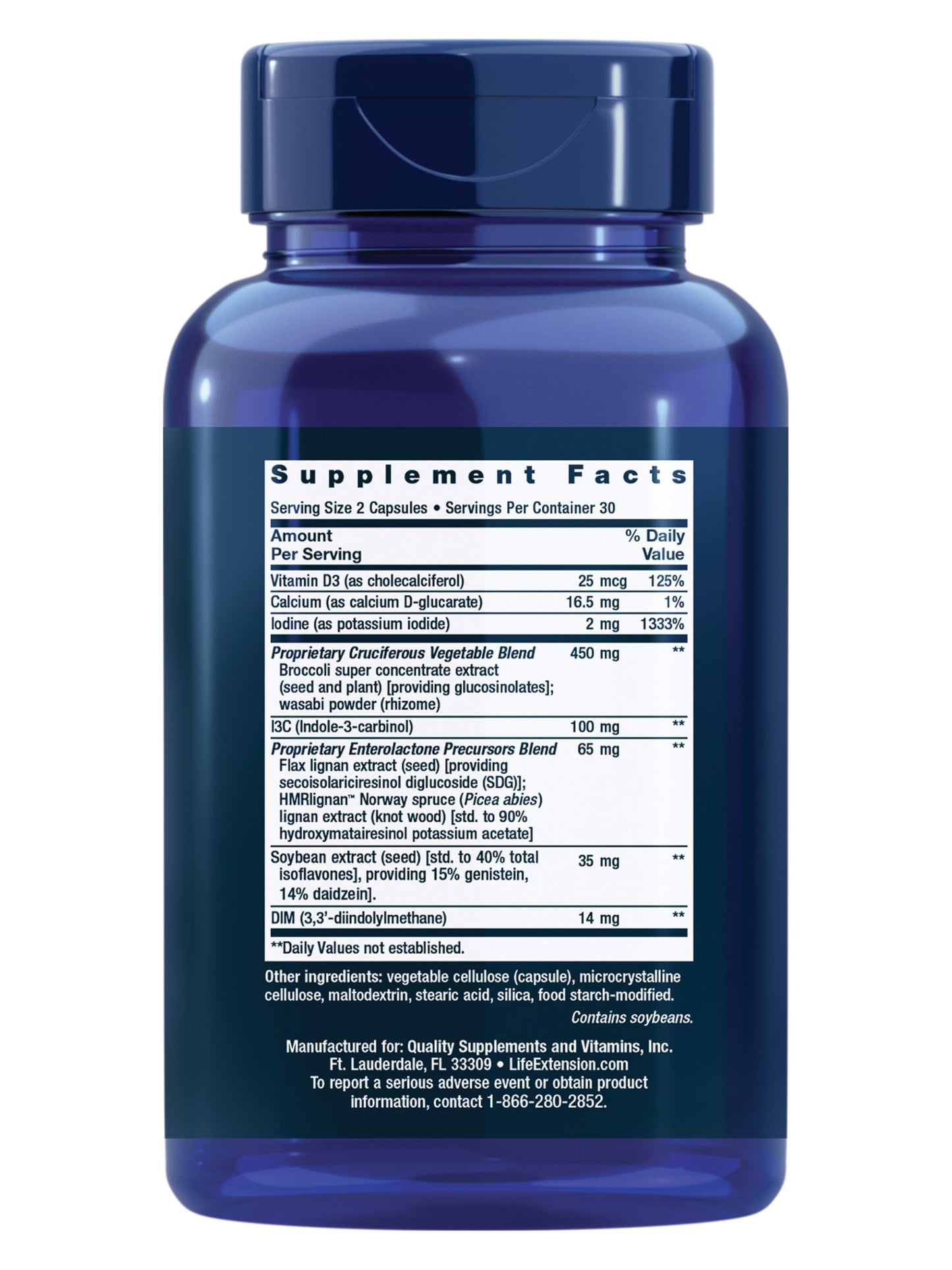 Life Extension Breast Health Formula – Hormone Balance, 60 Capsules
