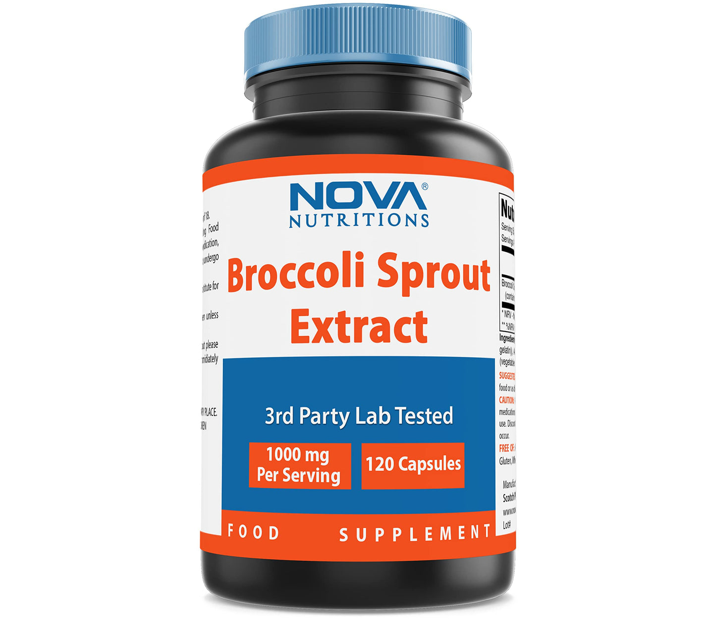 Broccoli Sprout Extract 1000 mg 120 Capsules | Nova Nutritions