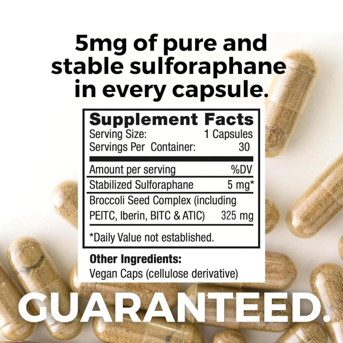 Broc Elite Plus by Mara Labs — Stabilized Sulforaphane Broccoli, Zero Glyphosate, 30 Veg Capsules BritishVita | Premium UK Vitamins & Wellness Supplements