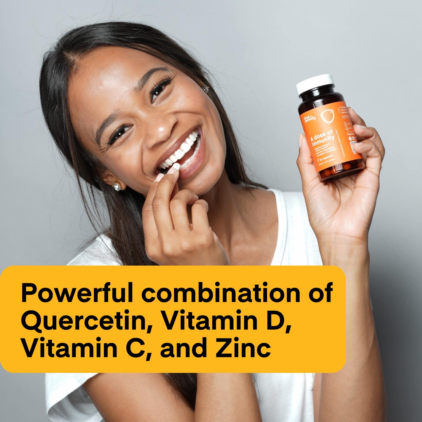 A Dose of Immunity: Quercetin, Vitamin C & Zinc – 7 in 1 Immune Defense (60 Count)