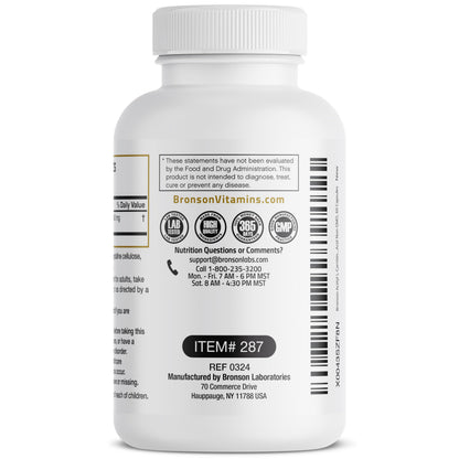 Bronson Acetyl L-Carnitine 500 MG High Potency - Non-GMO, 60 Capsules