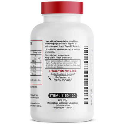 Bronson Antarctic Krill Oil 2000 mg – 120 Softgels with Omega-3 EPA/DHA