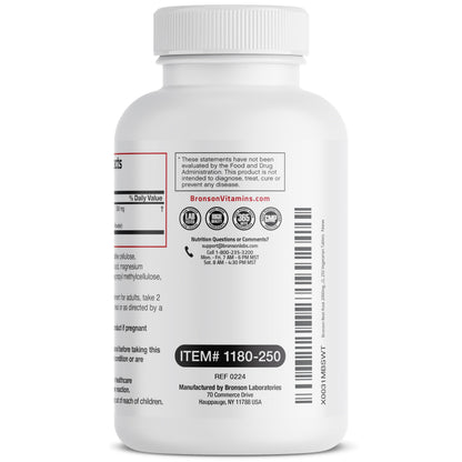 Bronson Beet Root Extra Strength – Non-GMO, 250 Vegetarian Tablets