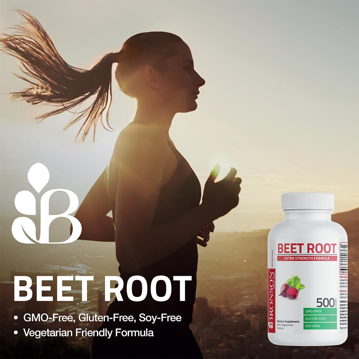 Bronson Beet Root Extra Strength – Non-GMO, 120 Vegetarian Tablets | Bronson Vitamins