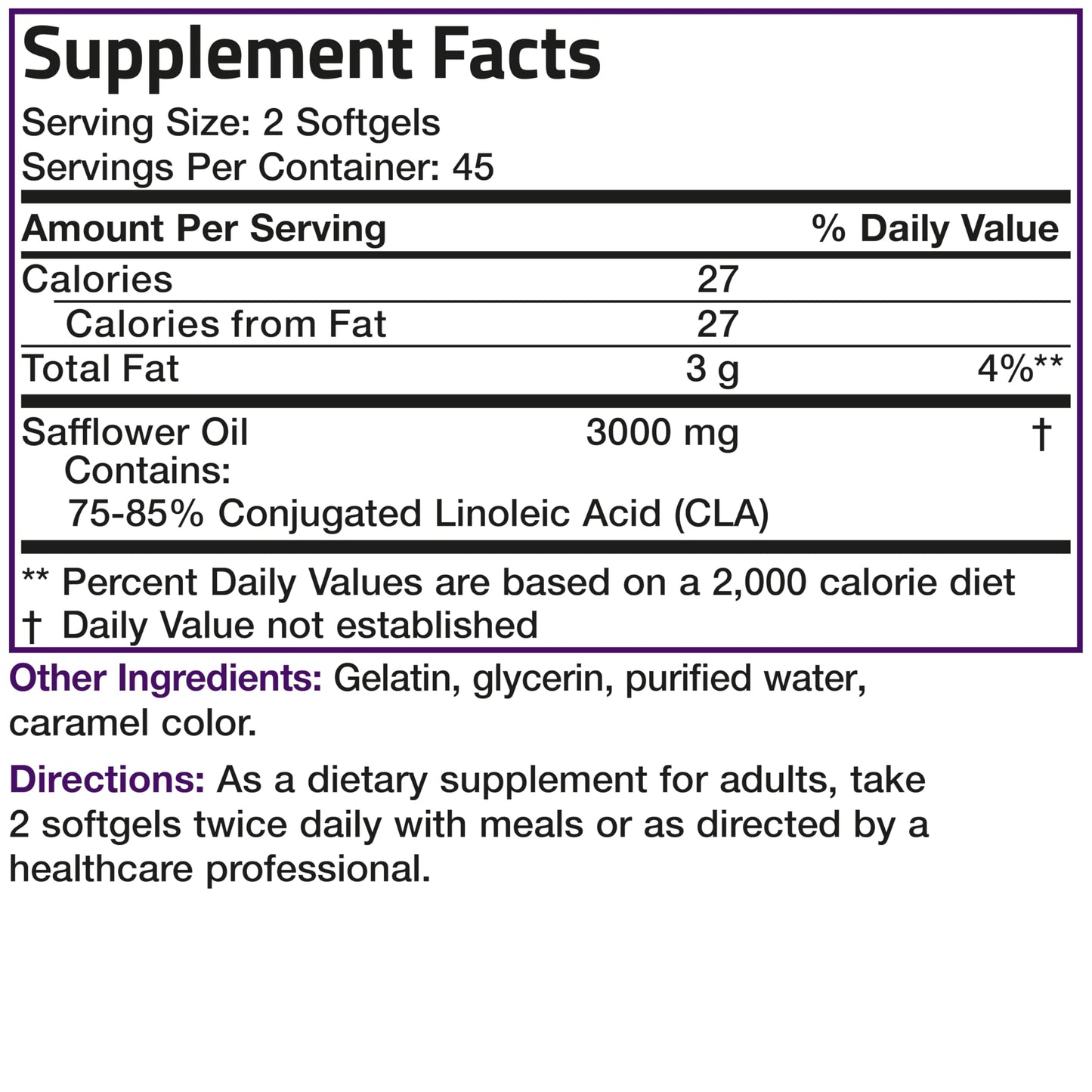 Bronson CLA 3000 – Extra High Potency, 90 Softgels
