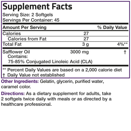 Bronson CLA 3000 – Extra High Potency, 90 Softgels