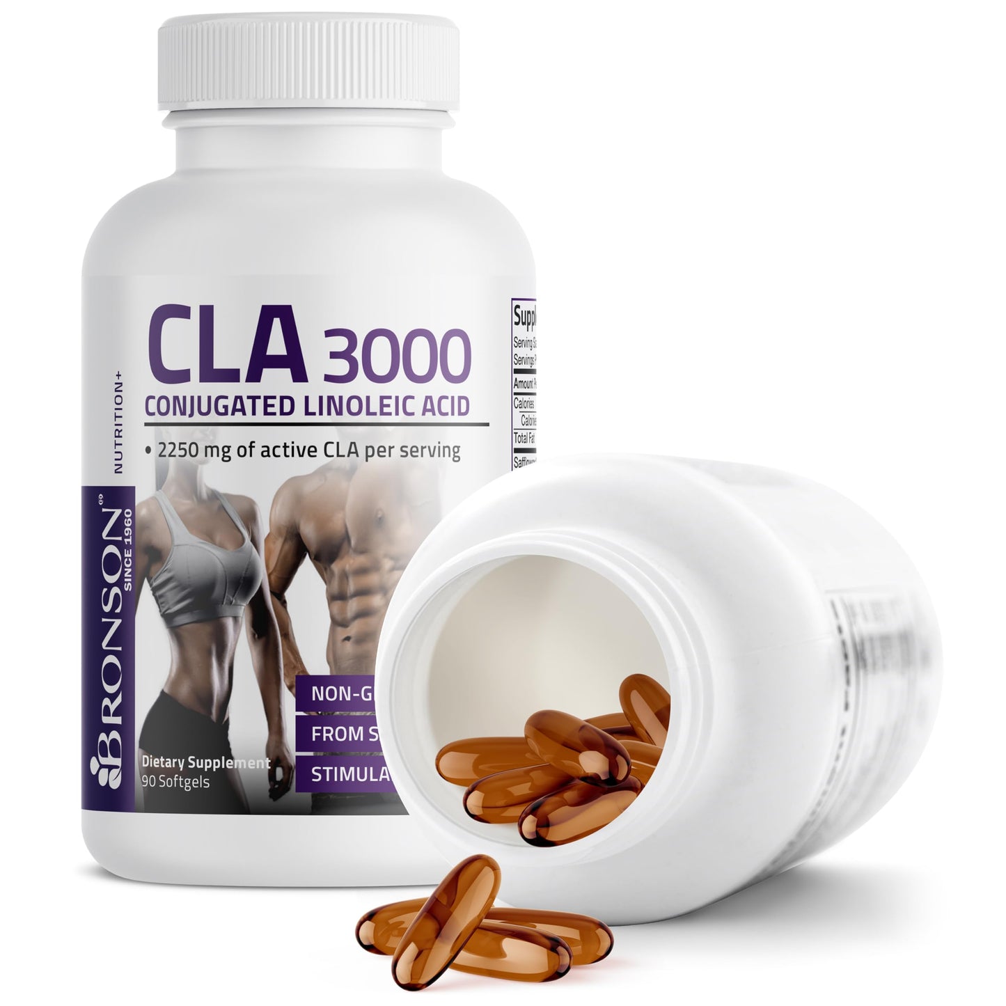 Bronson CLA 3000 – Extra High Potency, 90 Softgels
