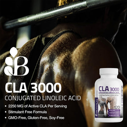 Bronson CLA 3000 – Extra High Potency, 90 Softgels