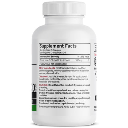Bronson CoQ10 100 mg High Potency Vegetarian Capsules – 120 Veg Capsules
