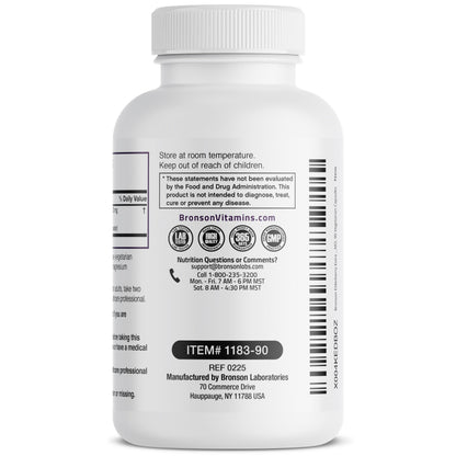 Bronson Elderberry Extra Strength – Immune Support & Antioxidant Protection, 90 Veg Capsules