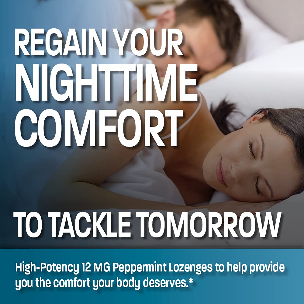 Bronson Melatonin 12mg Fast Dissolve – Nighttime Sleep Aid (180 Peppermint Lozenges)