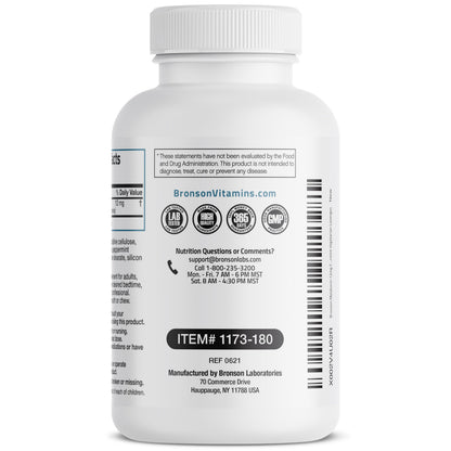 Bronson Melatonin 12mg Fast Dissolve – Nighttime Sleep Aid (180 Peppermint Lozenges)