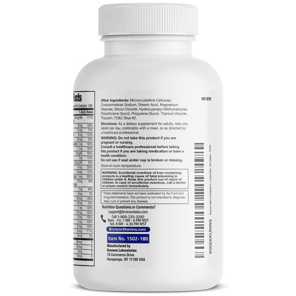 Bronson ONE Daily Men’s Complete Multivitamin – 180 Tablets | Active Men