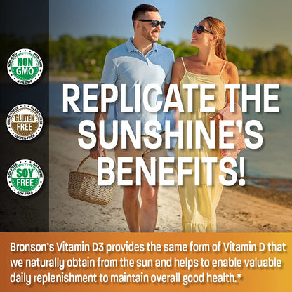 Bronson Vitamin D3 10,000 IU High Potency - 360 Softgels
