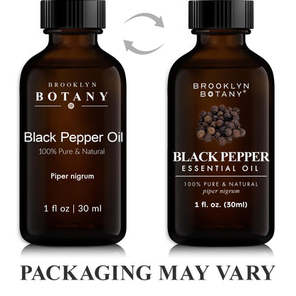 Brooklyn Botany Black Pepper Essential Oil - 1 oz | Pure & Natural