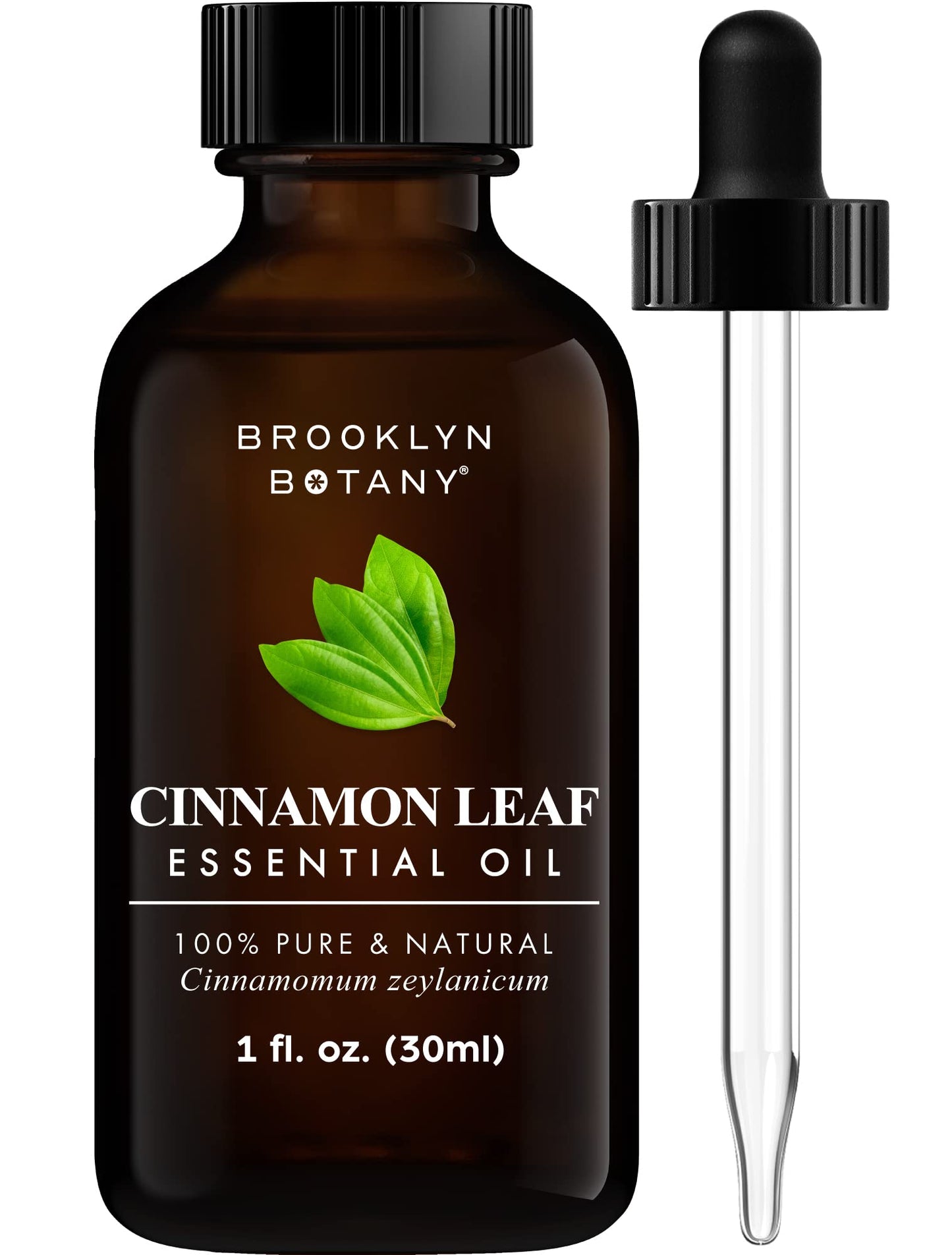 Brooklyn Botany Cinnamon Leaf Essential Oil – 100% Pure & Natural, Premium Grade, 1 Fl Oz