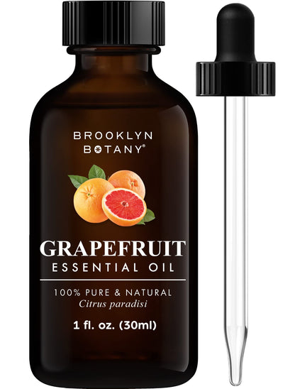Brooklyn Botany Grapefruit Essential Oil – 100% Pure & Natural, 1 Fl Oz
