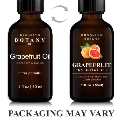 Brooklyn Botany Grapefruit Essential Oil – 100% Pure & Natural, 1 Fl Oz