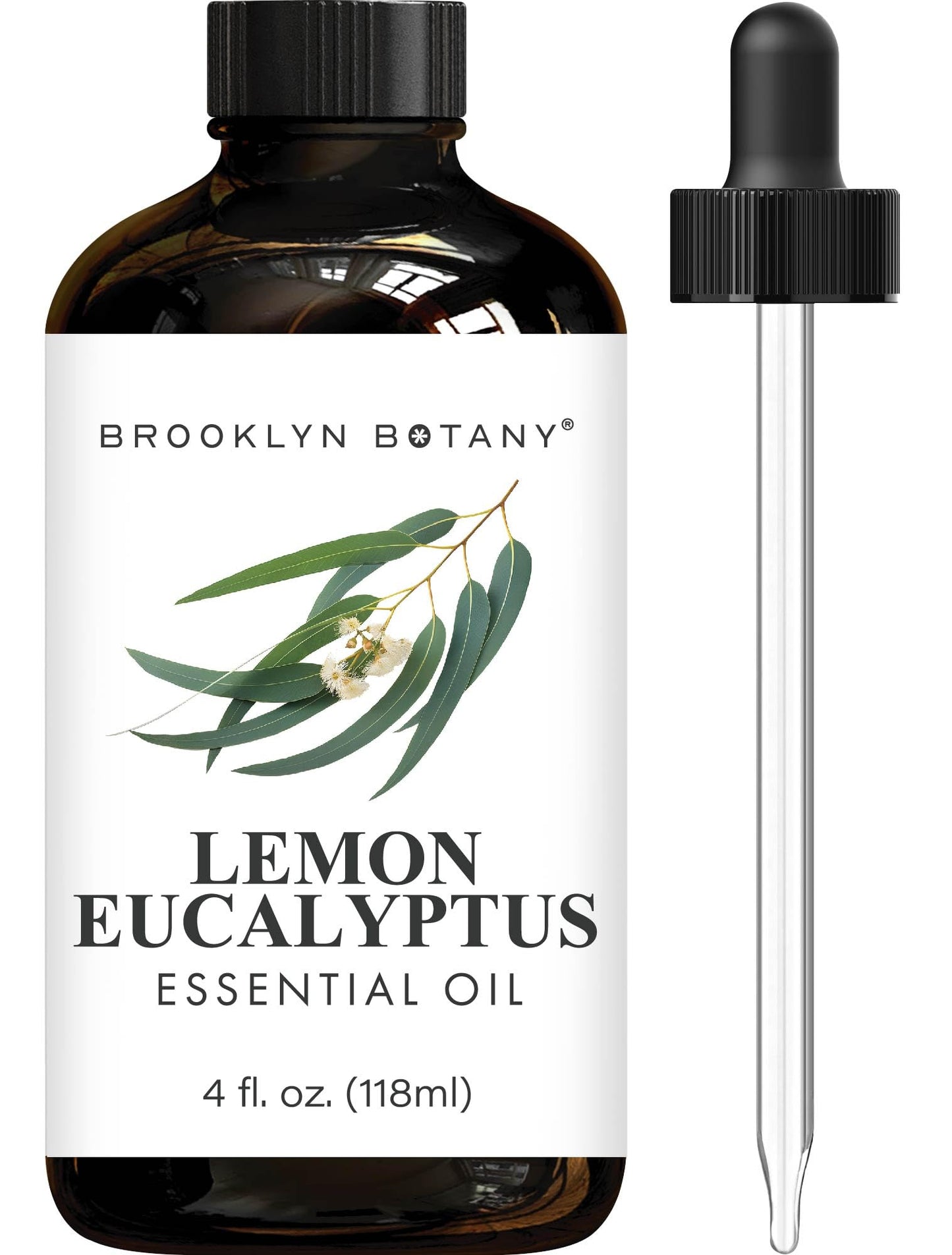 Brooklyn Botany Lemon Eucalyptus Essential Oil - 4 Fl Oz | Pure & Natural, Premium Grade