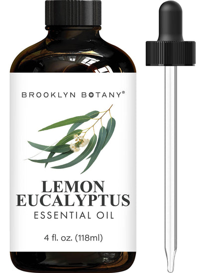 Brooklyn Botany Lemon Eucalyptus Essential Oil - 4 Fl Oz | Pure & Natural, Premium Grade