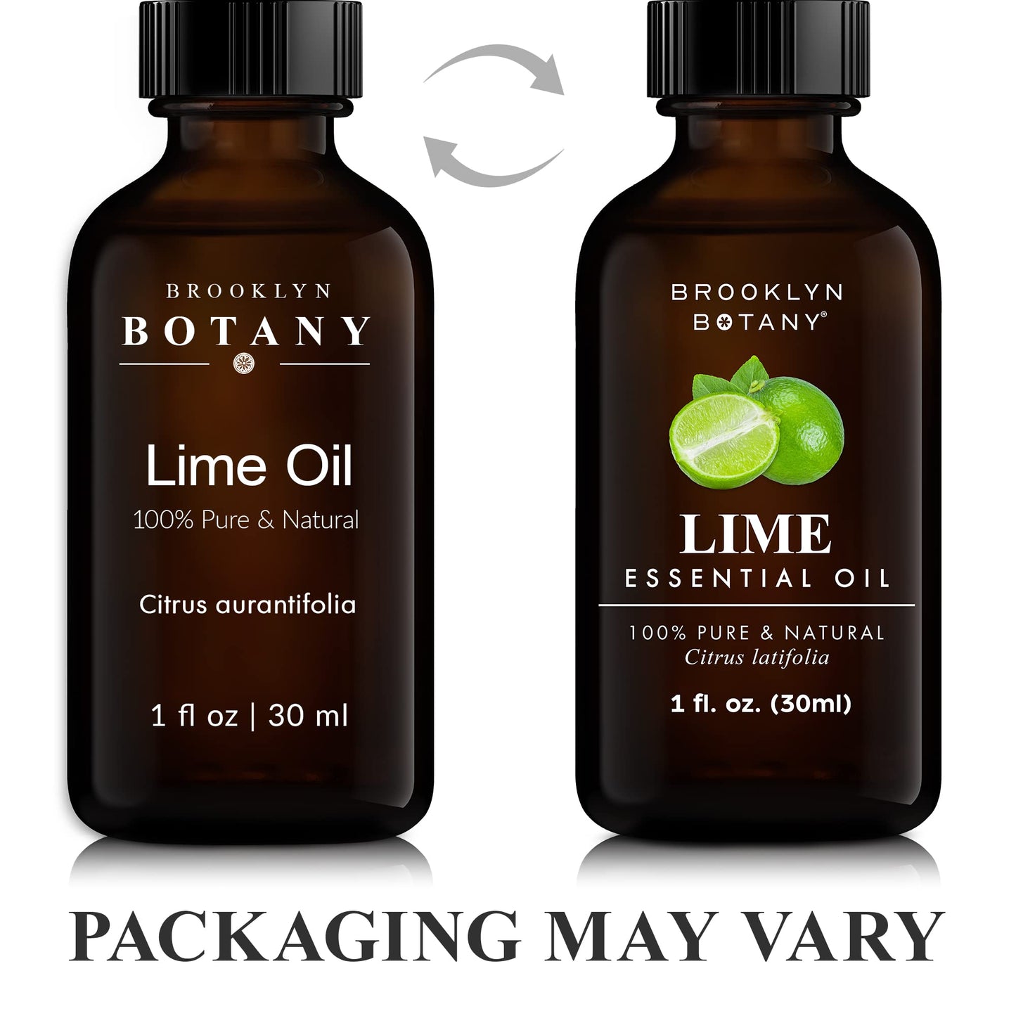 Brooklyn Botany Lime Essential Oil – 100% Pure & Natural, Premium Grade, 1 Fl Oz